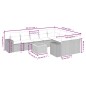 vidaXL 10-tlg. Garten-Sofagarnitur mit Kissen Schwarz Poly Rattan vidaXL 10-tlg. Garten-Sofagarnitur mit Kissen Schwarz Poly Rattan