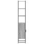 vidaXL Badschrank Grau Sonoma 33x33x185,5 cm Holzwerkstoff vidaXL Badschrank Grau Sonoma 33x33x185,5 cm Holzwerkstoff