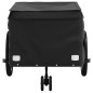 vidaXL Fahrradanhänger Schwarz 45 kg Eisen vidaXL Fahrradanhänger Schwarz 45 kg Eisen
