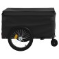 vidaXL Fahrradanhänger Schwarz 45 kg Eisen vidaXL Fahrradanhänger Schwarz 45 kg Eisen