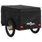 vidaXL Fahrradanhänger Schwarz 45 kg Eisen vidaXL Fahrradanhänger Schwarz 45 kg Eisen