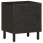 vidaXL Nachttisch Schwarz 40x33x46 cm Massivholz Mango vidaXL Nachttisch Schwarz 40x33x46 cm Massivholz Mango
