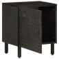 vidaXL Nachttisch Schwarz 40x33x46 cm Massivholz Mango vidaXL Nachttisch Schwarz 40x33x46 cm Massivholz Mango