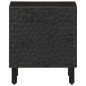 vidaXL Nachttisch Schwarz 40x33x46 cm Massivholz Mango vidaXL Nachttisch Schwarz 40x33x46 cm Massivholz Mango