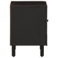 vidaXL Nachttisch Schwarz 40x33x46 cm Massivholz Mango vidaXL Nachttisch Schwarz 40x33x46 cm Massivholz Mango