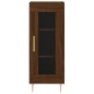 vidaXL Highboard Braun Eichen-Optik 34,5x34x180 cm Holzwerkstoff vidaXL Highboard Braun Eichen-Optik 34,5x34x180 cm Holzwerkstoff