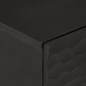 vidaXL Beistellschrank Schwarz 60x33x75 cm Massivholz Mango vidaXL Beistellschrank Schwarz 60x33x75 cm Massivholz Mango