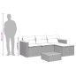 vidaXL 3-tlg. Garten-Sofagarnitur mit Kissen Beige Poly Rattan vidaXL 3-tlg. Garten-Sofagarnitur mit Kissen Beige Poly Rattan