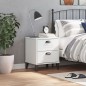 vidaXL Nachttisch VIKEN Weiß Massivholz Kiefer vidaXL Nachttisch VIKEN Weiß Massivholz Kiefer