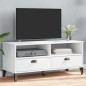 vidaXL TV-Schrank VIKEN Weiß Massivholz Kiefer vidaXL TV-Schrank VIKEN Weiß Massivholz Kiefer
