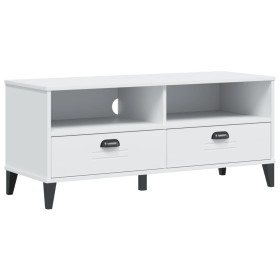 vidaXL TV-Schrank VIKEN Weiß Massivholz Kiefer