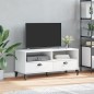 vidaXL TV-Schrank VIKEN Weiß Massivholz Kiefer vidaXL TV-Schrank VIKEN Weiß Massivholz Kiefer