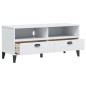 vidaXL TV-Schrank VIKEN Weiß Massivholz Kiefer vidaXL TV-Schrank VIKEN Weiß Massivholz Kiefer
