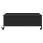 vidaXL Couchtisch mit Rollen Schwarz 91x55x34 cm Holzwerkstoff vidaXL Couchtisch mit Rollen Schwarz 91x55x34 cm Holzwerkstoff