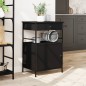 vidaXL Küchenwagen Schwarz 56x43x89,5 cm Holzwerkstoff vidaXL Küchenwagen Schwarz 56x43x89,5 cm Holzwerkstoff