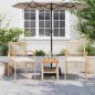 vidaXL 3-tlg. Bistro-Set mit Kissen Beige Poly Rattan Akazienholz vidaXL 3-tlg. Bistro-Set mit Kissen Beige Poly Rattan Akazienholz