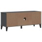 vidaXL Schuhbank VIKEN Anthrazit 106x35x45 cm Massivholz Kiefer vidaXL Schuhbank VIKEN Anthrazit 106x35x45 cm Massivholz Kiefer