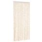 vidaXL Fliegenvorhang Beige und Weiß 90x200 cm Chenille vidaXL Fliegenvorhang Beige und Weiß 90x200 cm Chenille