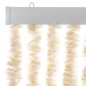 vidaXL Fliegenvorhang Beige und Weiß 90x200 cm Chenille vidaXL Fliegenvorhang Beige und Weiß 90x200 cm Chenille