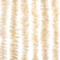 vidaXL Fliegenvorhang Beige und Weiß 90x200 cm Chenille vidaXL Fliegenvorhang Beige und Weiß 90x200 cm Chenille