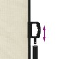 vidaXL Seitenmarkise Ausziehbar Creme 100x300 cm