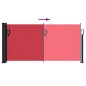 vidaXL Seitenmarkise Ausziehbar Rot 100x300 cm vidaXL Seitenmarkise Ausziehbar Rot 100x300 cm
