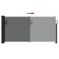 vidaXL Seitenmarkise Ausziehbar Anthrazit 100x300 cm vidaXL Seitenmarkise Ausziehbar Anthrazit 100x300 cm