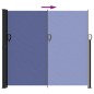 vidaXL Seitenmarkise Ausziehbar Blau 180x300 cm vidaXL Seitenmarkise Ausziehbar Blau 180x300 cm