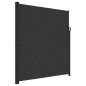 vidaXL Seitenmarkise Ausziehbar Schwarz 220x300 cm vidaXL Seitenmarkise Ausziehbar Schwarz 220x300 cm
