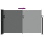 vidaXL Seitenmarkise Ausziehbar Anthrazit 120x500 cm vidaXL Seitenmarkise Ausziehbar Anthrazit 120x500 cm