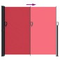 vidaXL Seitenmarkise Ausziehbar Rot 180x500 cm vidaXL Seitenmarkise Ausziehbar Rot 180x500 cm