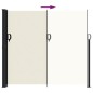 vidaXL Seitenmarkise Ausziehbar Creme 180x500 cm vidaXL Seitenmarkise Ausziehbar Creme 180x500 cm