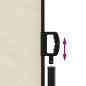 vidaXL Seitenmarkise Ausziehbar Creme 180x500 cm vidaXL Seitenmarkise Ausziehbar Creme 180x500 cm