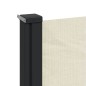 vidaXL Seitenmarkise Ausziehbar Creme 180x500 cm vidaXL Seitenmarkise Ausziehbar Creme 180x500 cm