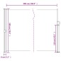 vidaXL Seitenmarkise Ausziehbar Creme 180x500 cm vidaXL Seitenmarkise Ausziehbar Creme 180x500 cm