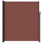 vidaXL Seitenmarkise Ausziehbar Braun 220x500 cm vidaXL Seitenmarkise Ausziehbar Braun 220x500 cm