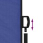 vidaXL Seitenmarkise Ausziehbar Blau 120x600 cm vidaXL Seitenmarkise Ausziehbar Blau 120x600 cm