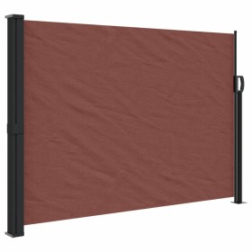 vidaXL Seitenmarkise Ausziehbar Braun 140x600 cm