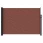 vidaXL Seitenmarkise Ausziehbar Braun 140x600 cm