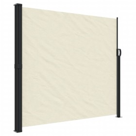 vidaXL Seitenmarkise Ausziehbar Creme 180x600 cm