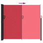 vidaXL Seitenmarkise Ausziehbar Rot 180x600 cm vidaXL Seitenmarkise Ausziehbar Rot 180x600 cm