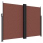 vidaXL Seitenmarkise Ausziehbar Braun 180x600 cm vidaXL Seitenmarkise Ausziehbar Braun 180x600 cm