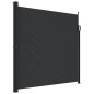 vidaXL Seitenmarkise Ausziehbar Schwarz 200x600 cm vidaXL Seitenmarkise Ausziehbar Schwarz 200x600 cm