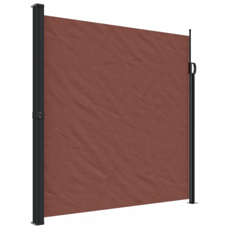 vidaXL Seitenmarkise Ausziehbar Braun 200x600 cm