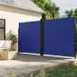 vidaXL Seitenmarkise Ausziehbar Blau 220x600 cm vidaXL Seitenmarkise Ausziehbar Blau 220x600 cm