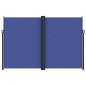 vidaXL Seitenmarkise Ausziehbar Blau 220x600 cm vidaXL Seitenmarkise Ausziehbar Blau 220x600 cm
