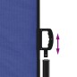vidaXL Seitenmarkise Ausziehbar Blau 220x600 cm vidaXL Seitenmarkise Ausziehbar Blau 220x600 cm