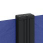 vidaXL Seitenmarkise Ausziehbar Blau 220x600 cm vidaXL Seitenmarkise Ausziehbar Blau 220x600 cm
