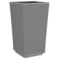 vidaXL Pflanzkübel 2 Stk. Hellgrau 32,5x32,5x57 cm PP vidaXL Pflanzkübel 2 Stk. Hellgrau 32,5x32,5x57 cm PP