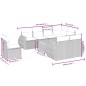 vidaXL 9-tlg. Garten-Sofagarnitur mit Kissen Schwarz Poly Rattan vidaXL 9-tlg. Garten-Sofagarnitur mit Kissen Schwarz Poly Rattan